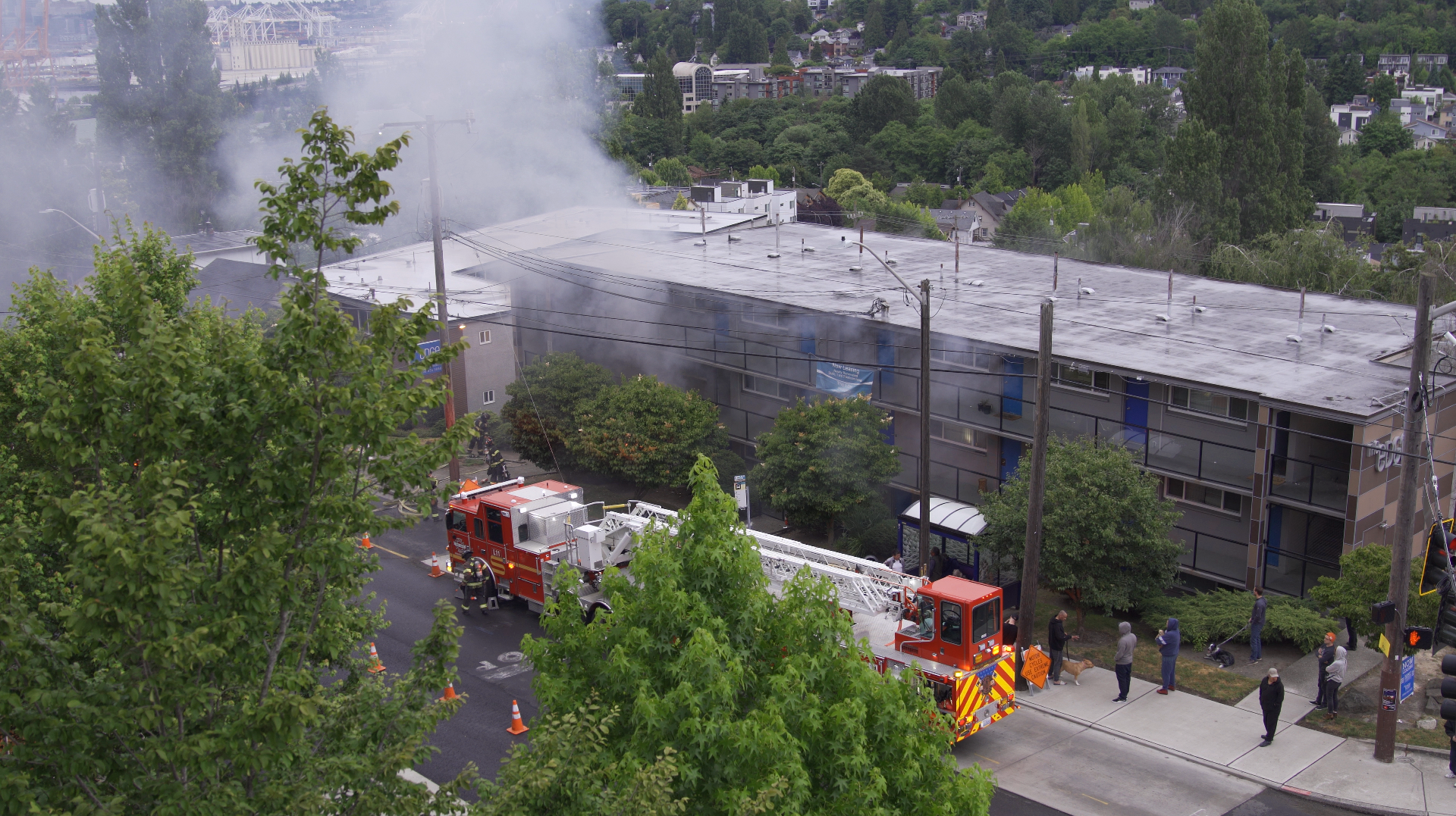 Fire at Edge Apartments does damage, dislocates some residents